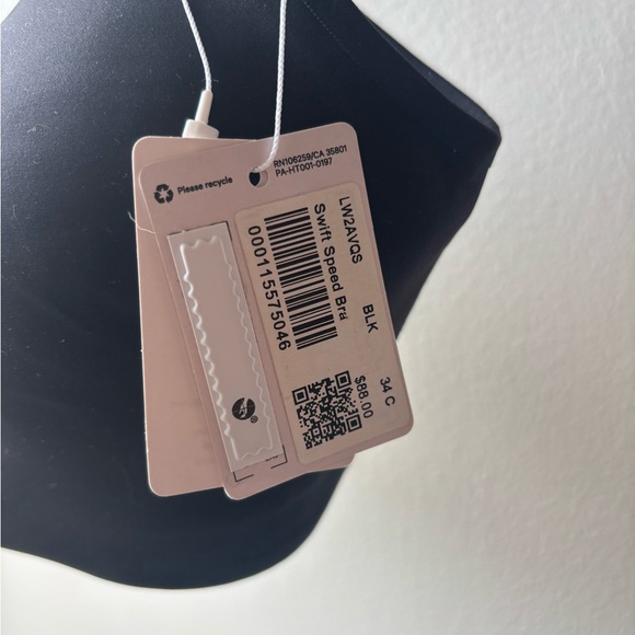 Lululemon Swift Speed Sports Bra - Black - Picture 5 of 10